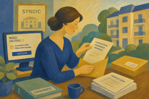 Syndic : Comment envoyer facilement les convocations d\'Assemblée Générale aux copropriétaires ? 
