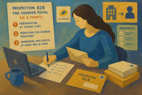 La prospection commerciale B2B par courrier postal en 3 points