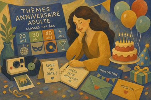 28 Thèmes Anniversaire Adulte classés par âge : Soirées originales, drôles, nostalgiques et festives pour tous