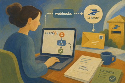 Hubspot : Comment envoyer automatiquement des courriers par La Poste ?