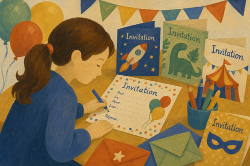 Invitation anniversaire enfant : modèles, textes et conseils pour un carton d'invitation réussi