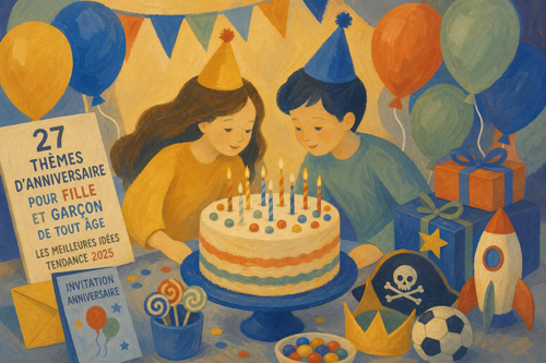 27 thèmes d'anniversaire pour fille et garçon de tout âge : les meilleures idées tendance 2025