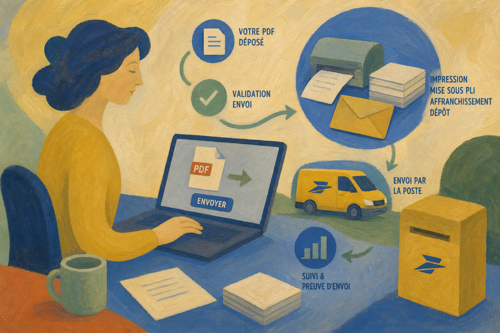 Alternative à la machine de mise sous pli: envoyer vos courriers sans imprimante ni affranchisseuse