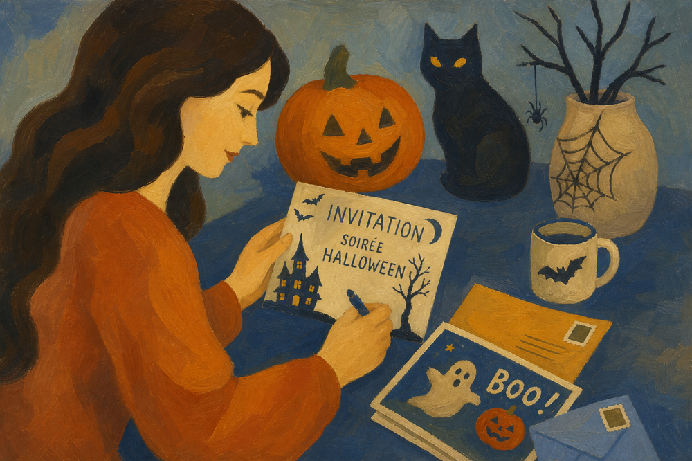 31 messages d’invitation Halloween effrayants et drôles pour cartes postales imprimées 