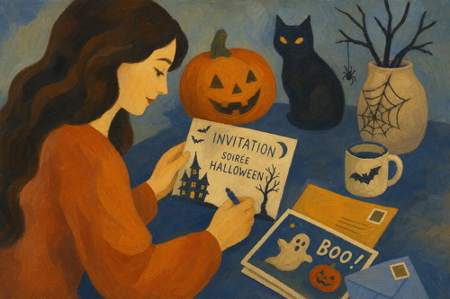 31 messages d’invitation Halloween effrayants et drôles pour cartes postales imprimées 