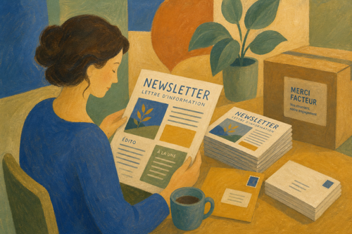 Newsletter papier : pourquoi ça revient en force et comment la déployer simplement