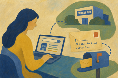 Retrouver l\'adresse postale d\'une entreprise pour lui écrire : le guide 2026