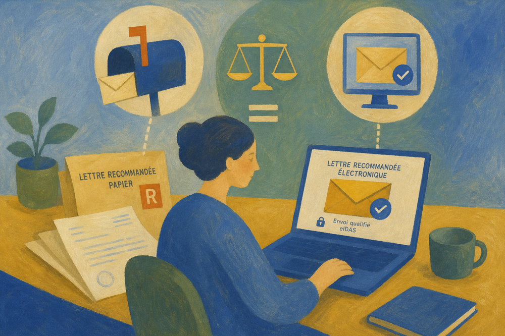 Lettre recommandée électronique (LRE) ou papier : valeur juridique et coût pour les pros