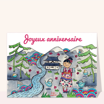 Joyeux anniversaire en harmonie nippone
