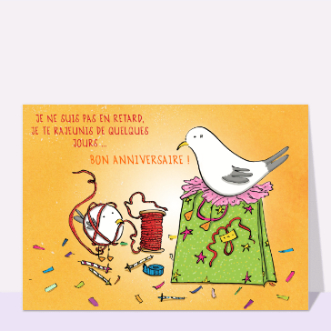 Rajeunis-toi avec ce message d'anniversaire