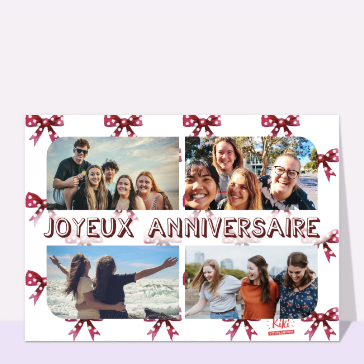 N&oelig;uds en satin pour un anniversaire &eacute;l&eacute;gant