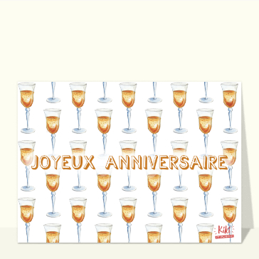 &Agrave; ta sant&eacute; pour un anniversaire festif