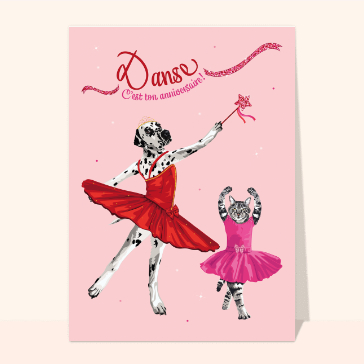 Danse amusante pour un anniversaire joyeux