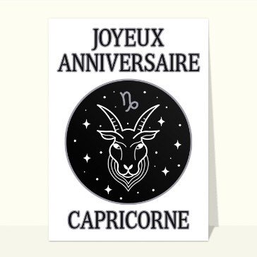 Capricorne : anniversaire &eacute;toil&eacute; et magique