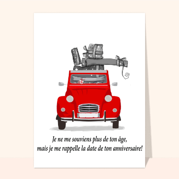 Le souvenir de ton anniversaire hilarant