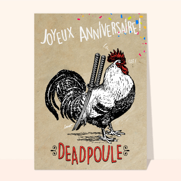 Deadpoule : un anniversaire savoureux et dr&ocirc;le