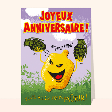 Citron explosif : un anniversaire piquant