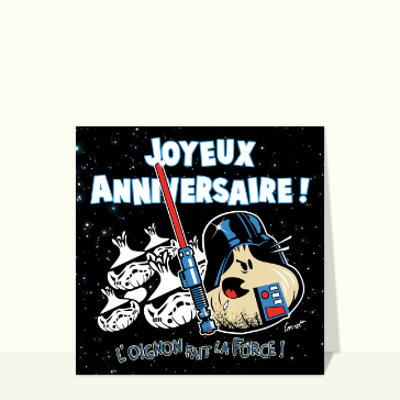 Oignon fait la force pour un anniversaire galactique
