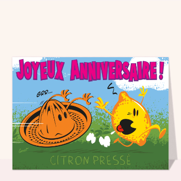 Citron press&eacute; pour un anniversaire p&eacute;tillant