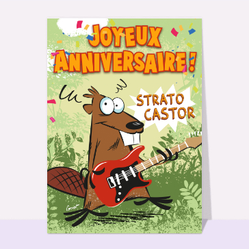 Strato Castor rocke pour un anniversaire festif