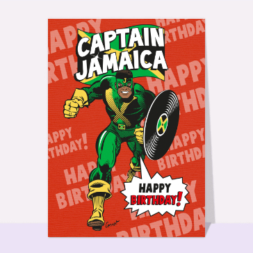 Captain Jamaica, h&eacute;ros d'anniversaire humoristique