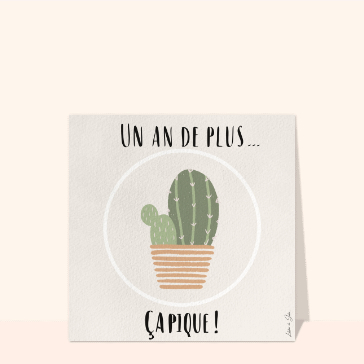 Un an de plus, &ccedil;a pique avec humour !
