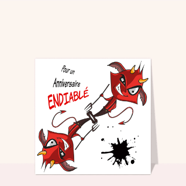 Anniversaire endiabl&eacute; pour des rires assur&eacute;s