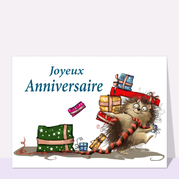 H&eacute;risson espi&egrave;gle pour un anniversaire r&eacute;ussi