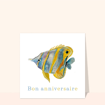 Poisson color&eacute; pour un anniversaire festif