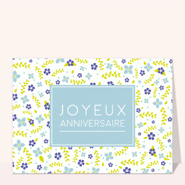 Fleurs douces pour un anniversaire joyeux