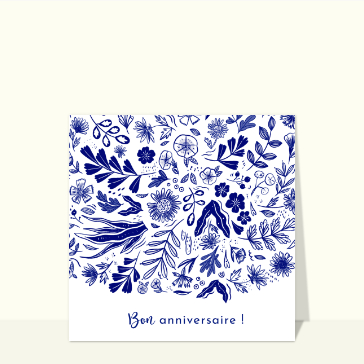 Fleurs sauvages lumineuses pour un anniversaire