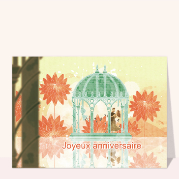 Fleurs joyeuses pour un anniversaire p&eacute;tillant