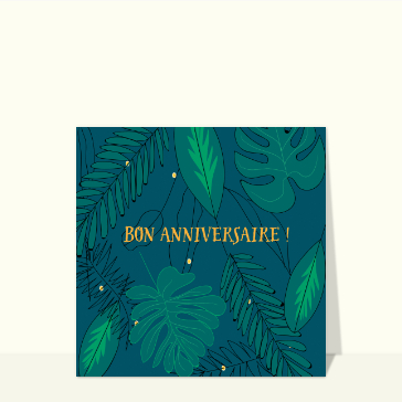 Fleurs luxuriantes pour un anniversaire joyeux