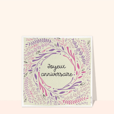 Fleurs suaves pour un anniversaire lumineux