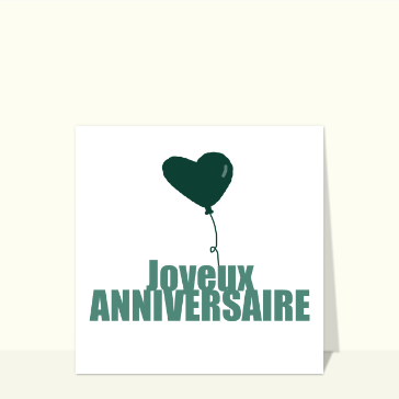 Ballon coquin pour un anniversaire styl&eacute;