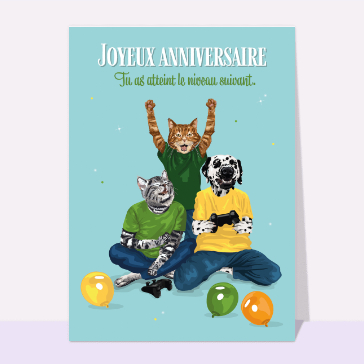 Niveau suivant pour un anniversaire amusant