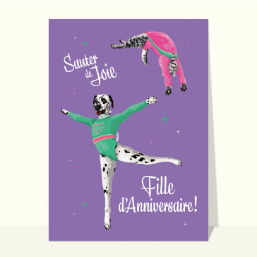 Sauter de joie pour une f&ecirc;te d'anniversaire