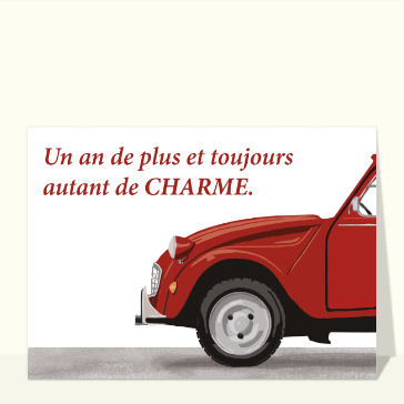 Un an de plus et toujours du charme