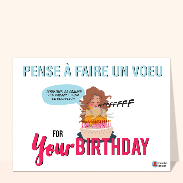 Fais un v&oelig;u pour tes 20 ans &eacute;clatants