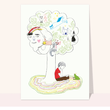 R&ecirc;ve d'anniversaire sous l'arbre magique