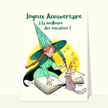 Joyeux anniversaire &agrave; la meilleure sorci&egrave;re