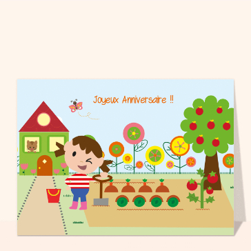 Joyeux anniversaire au jardin color&eacute; de Suzie