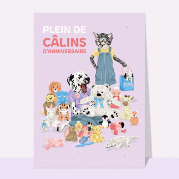 Plein de c&acirc;lins pour un anniversaire joyeux