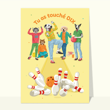 Tu as touch&eacute; dix avec tes amis canins