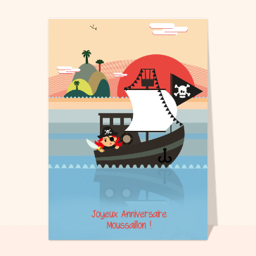 Aventure pirate pour un joyeux anniversaire