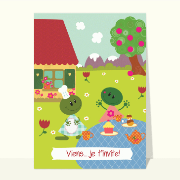 L'invitation des grenouilles en f&ecirc;te