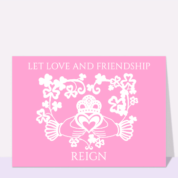 Amour et amiti&eacute; sous un ciel rose