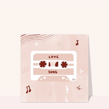 K7 de notre chanson d'amour unique