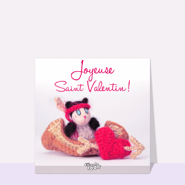 C&oelig;ur c&acirc;lin et tendre pour une Saint-Valentin