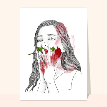 Rose et &eacute;motion : une douceur d'amour